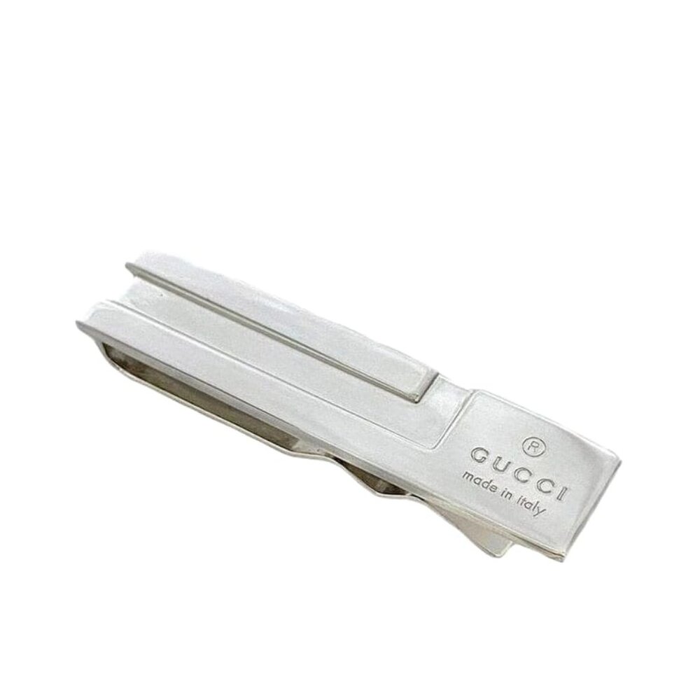 Gucci Money Clip Silver Polished